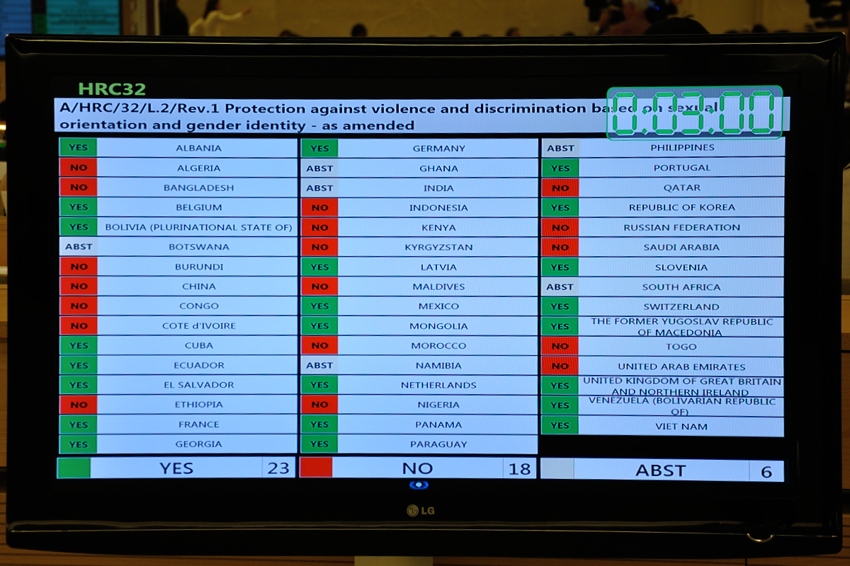La ONU tendrá un relator para proteger los derechos de las personas LGBTI